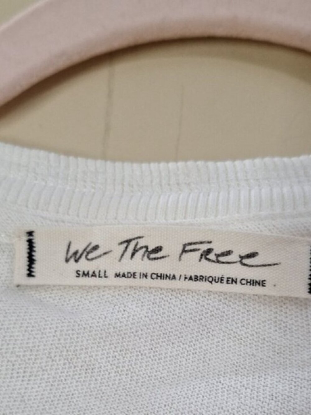 free people Women´s White henley top Small Military Cotton Studded Essential - Picture 6 of 9